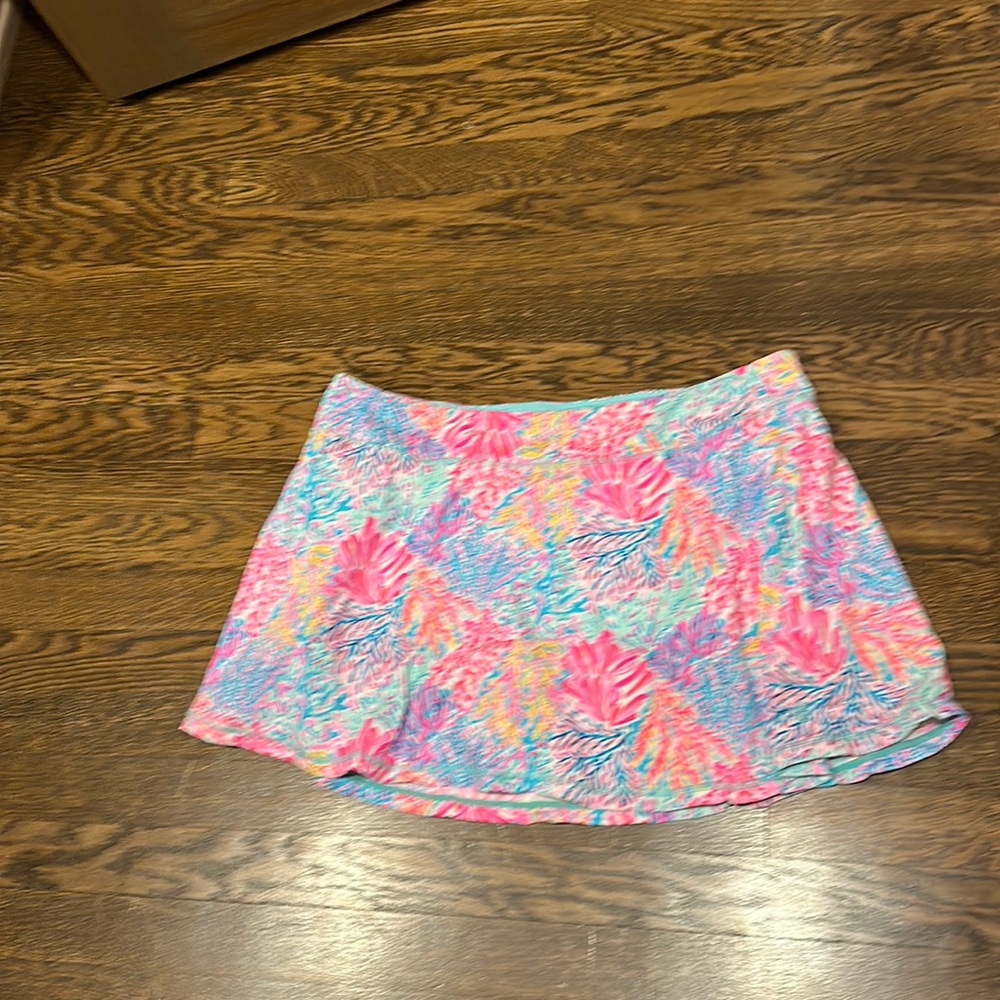 Lilly Pulitzer Pink Multi Floral Print Skort